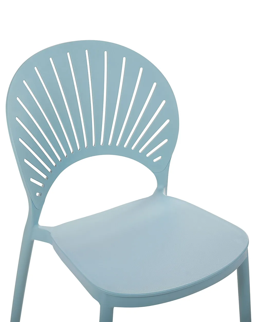 Set of 4 Garden Chairs OSTIA Light Blue_825358