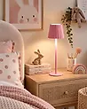 Tischlampe POMBEIRO Metall Pastellrosa