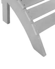 Garten Fußhocker ADIRONDACK Hellgrau_809735