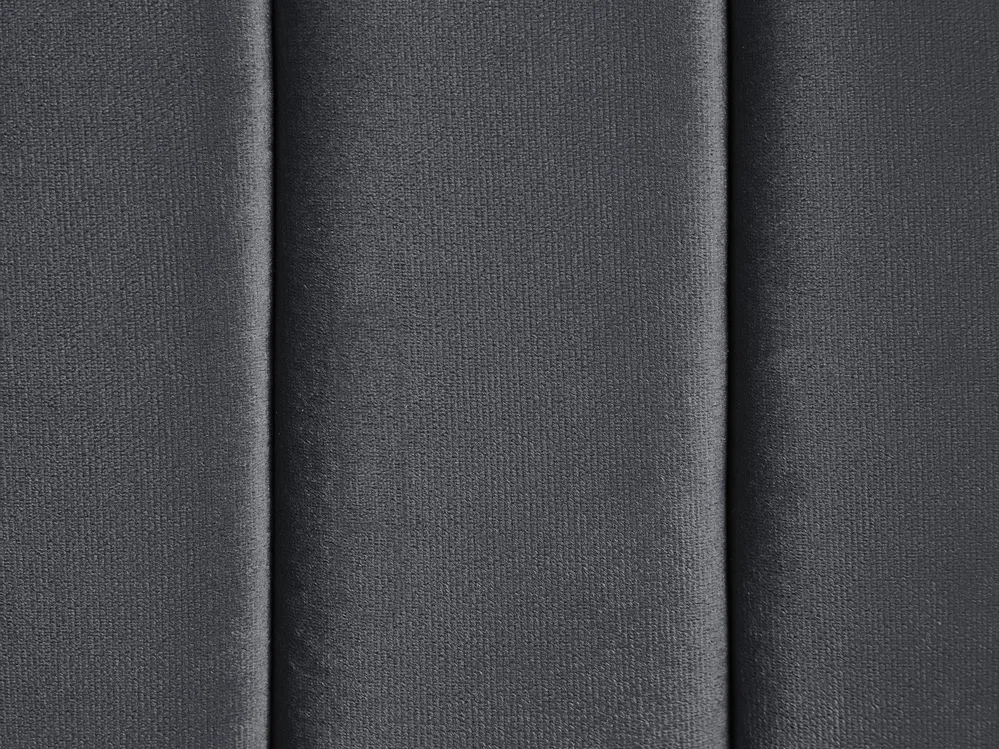 Sofa 3 Seater ARVIKA Velvet Dark Grey_806164