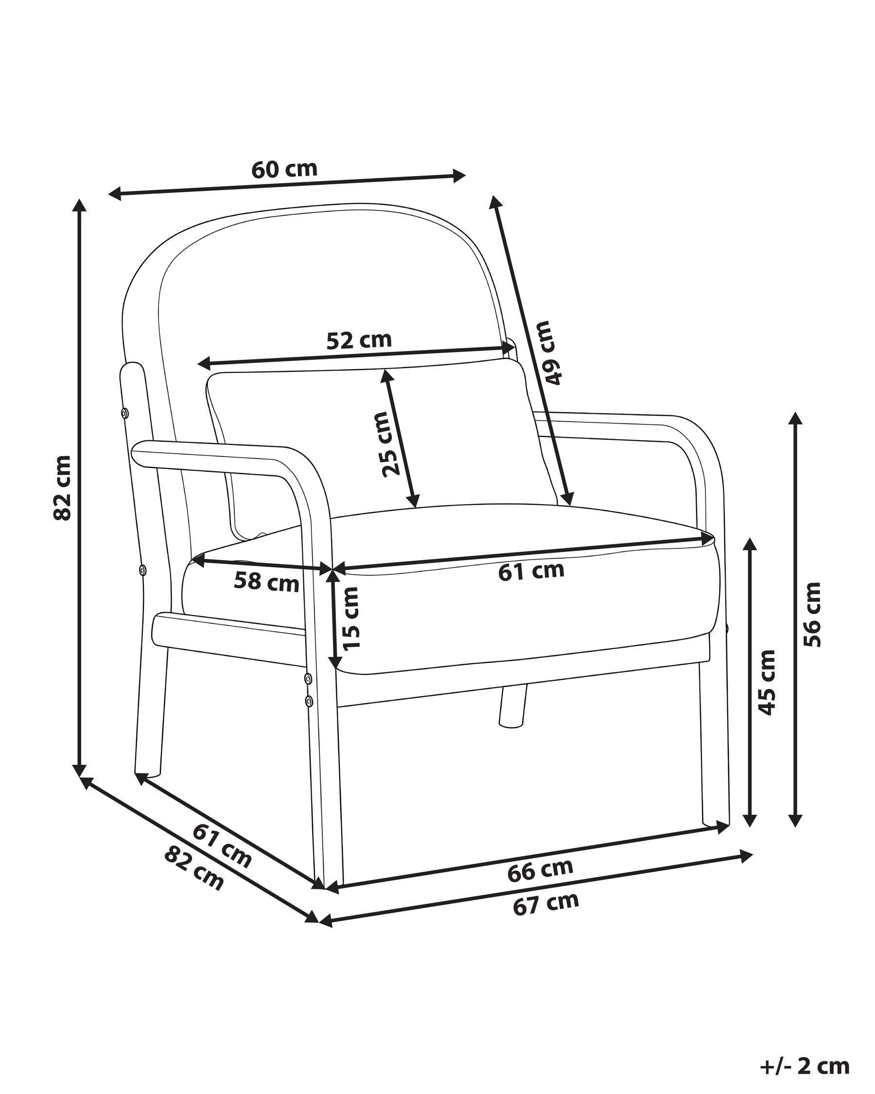 Sessel SELDE Echtleder Goldbraun_1086374