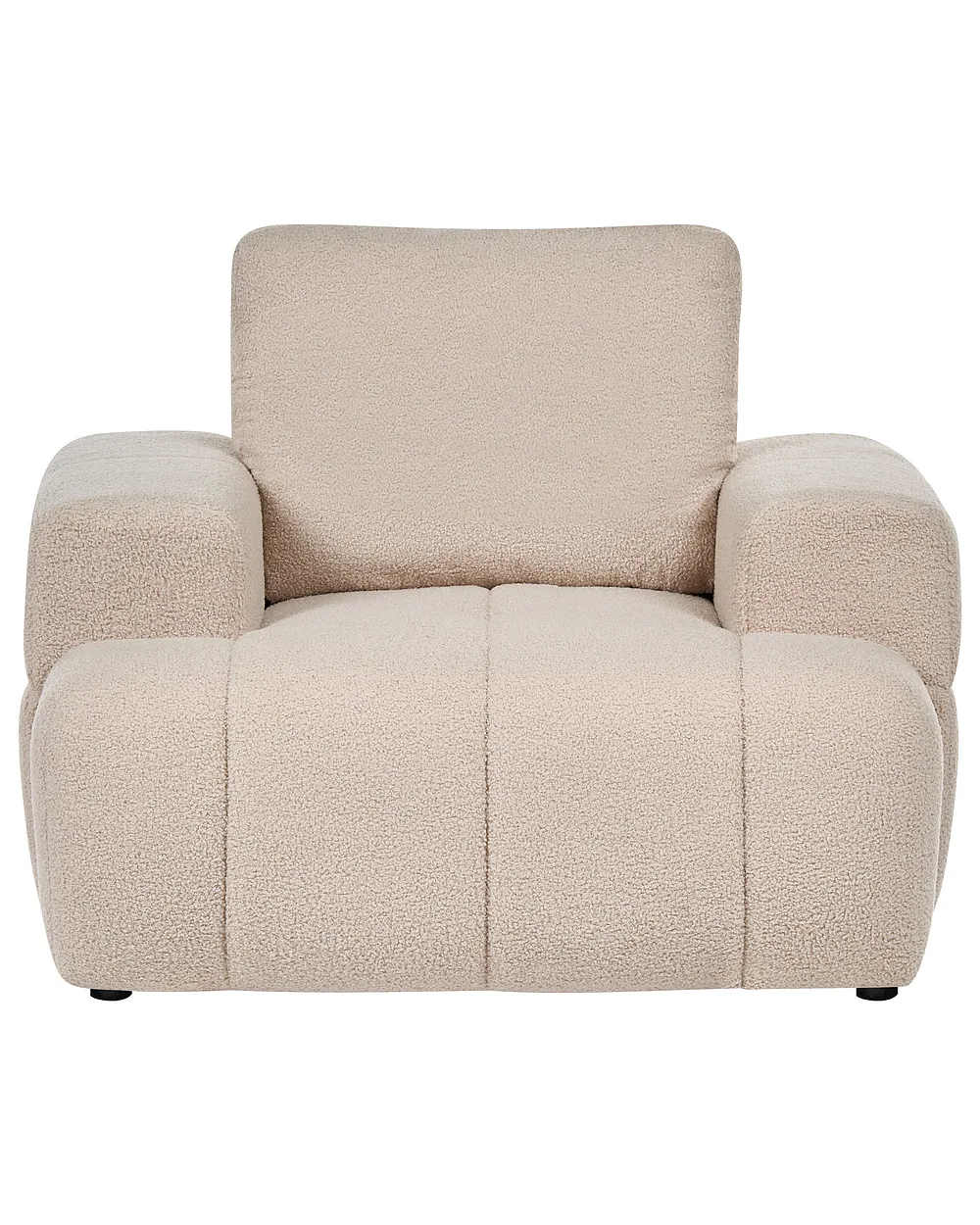 Fauteuil NARILLA Bouclé Beige_1161080