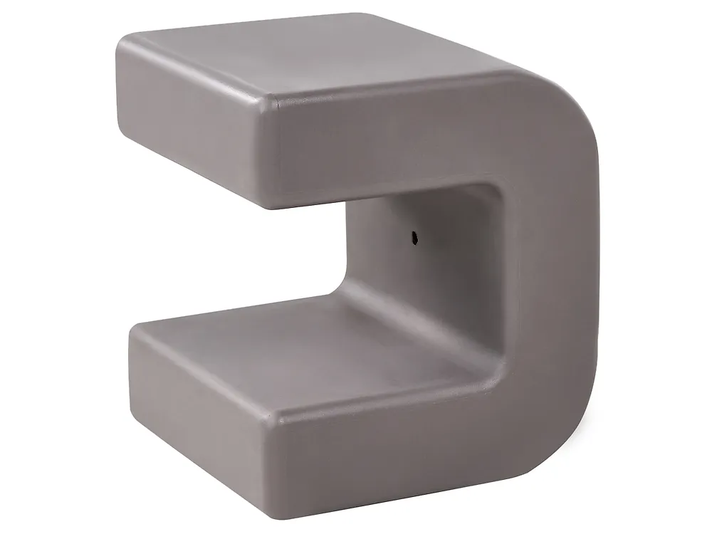 Set of 2 Side Tables MOZIA Taupe_1166062