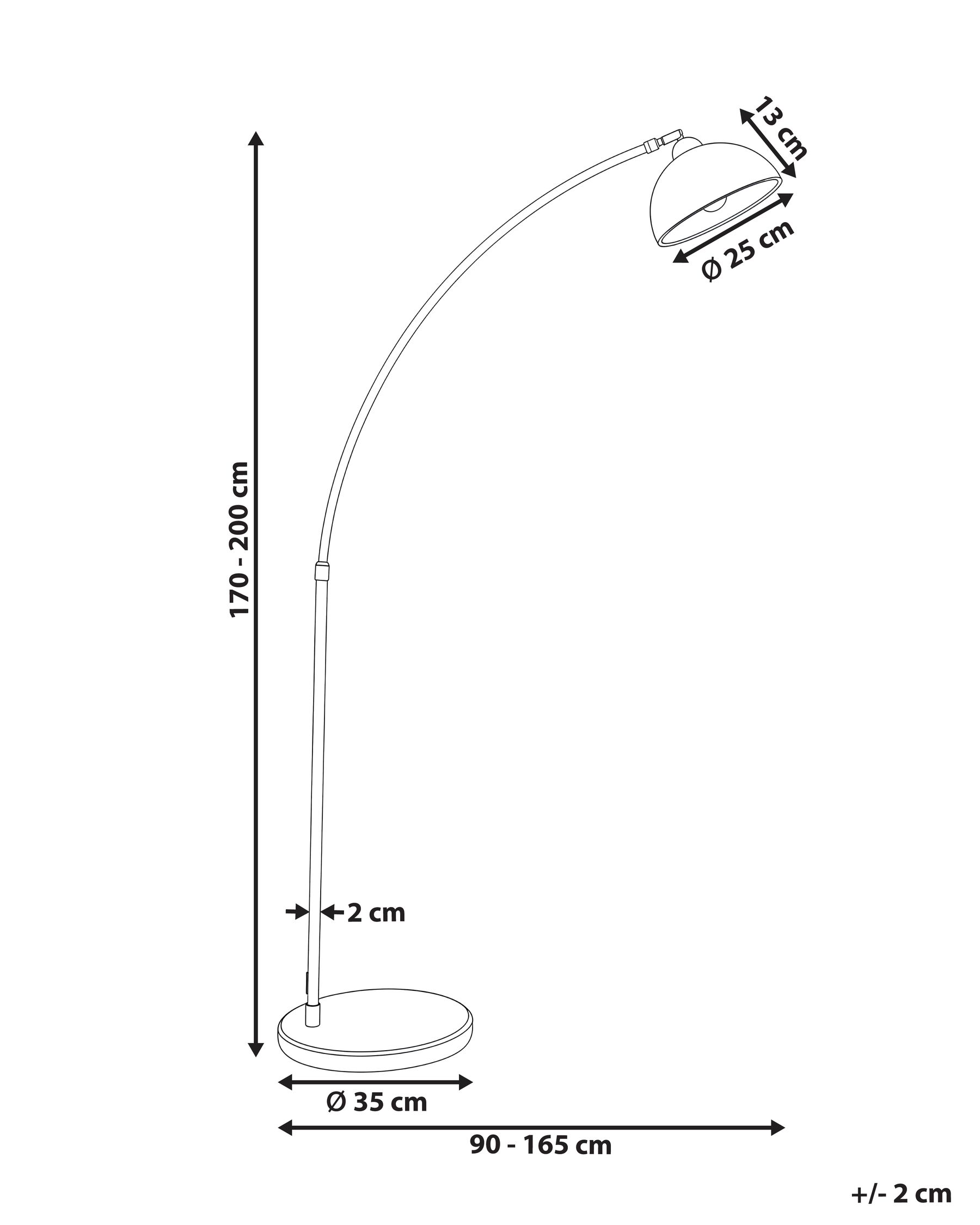 Stehlampe CAGAYAN Metall Schwarz_1054062