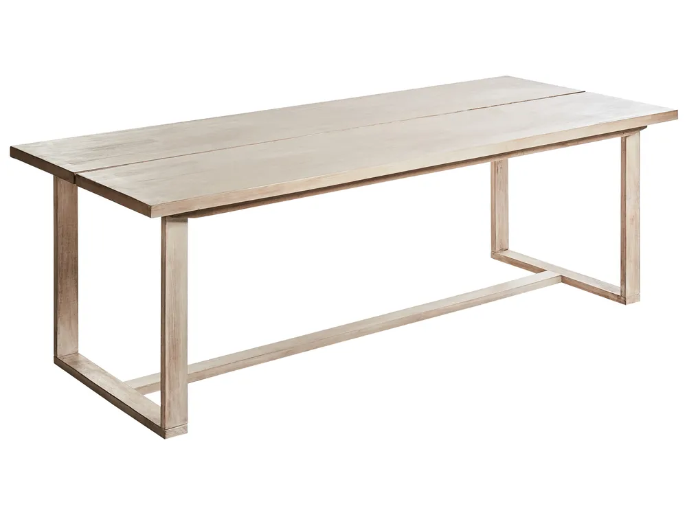 Gartentisch AZZANELLO 230 cm 100 cm Akazienholz Hellbraun