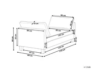 Chaiselongue ARCHIANE Stoff Taupe_1037454