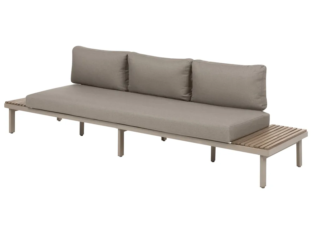 Garden Sofa 3 Seater FIVIZZANO Acacia Wood Beige_1151027