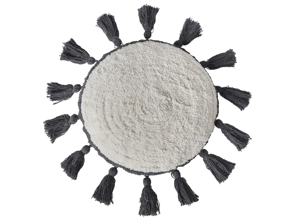 Dekokissen 2er Set THISTLE Baumwolle 40 x 40 cm Cremeweiß_913245