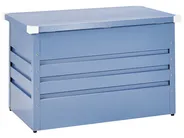 Aufbewahrungsbox CEBROSA 100 cm 62 cm Metall Blau_944735