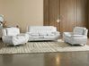 Sofa Set 6-Sitzer LEIRA Kunstleder Weiß