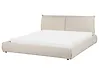 Bett mit Lattenrost Stoff VINAY 180 x 200 cm Beige
