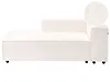 Rechtsseitige Chaiselongue ARDAL Bouclé Cremeweiß