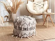 Pouf THONDI Baumwolle Beige_1177509