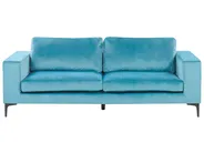 Sofa 3-Sitzer VADSTENA Samtstoff Hellblau_771418