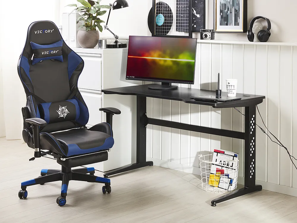 Gamebureau DEXTER 120 cm 60 cm RGB LED Zwart_795262