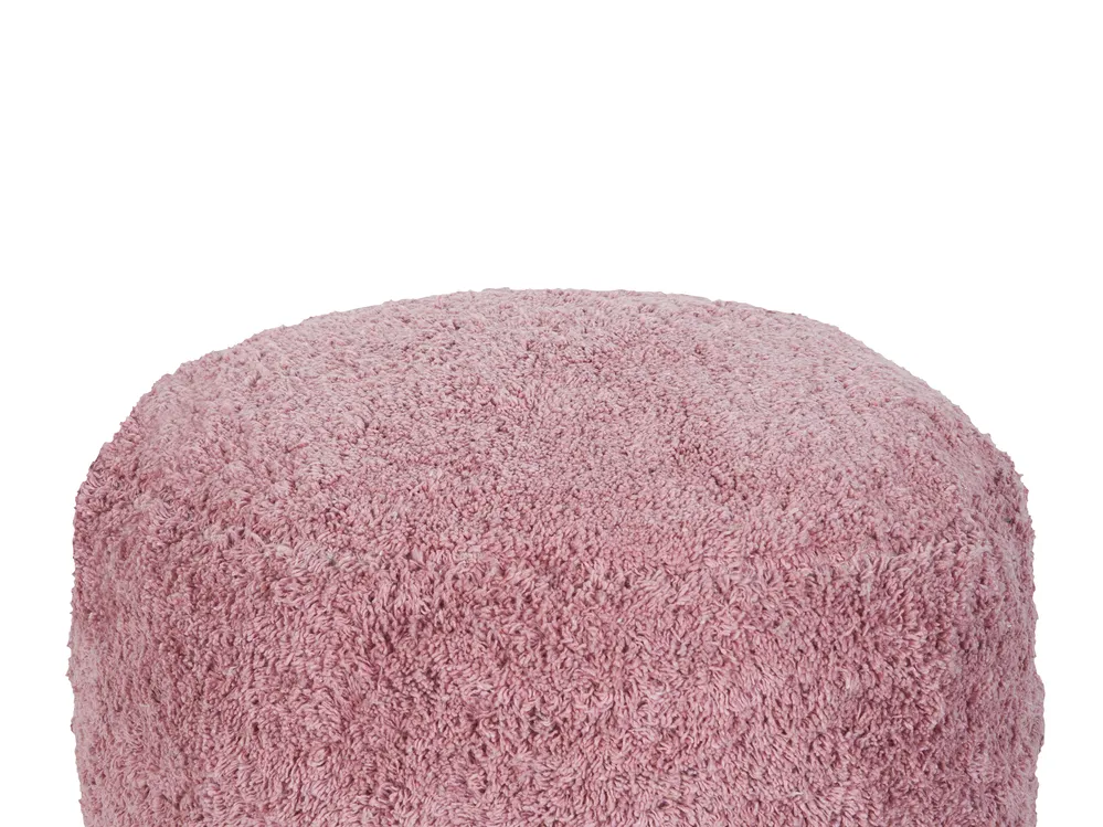 Pouf KANDHKOT Baumwolle Rosa_908407
