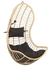 Hängesessel PINETO Polyrattan Naturfarben_765021