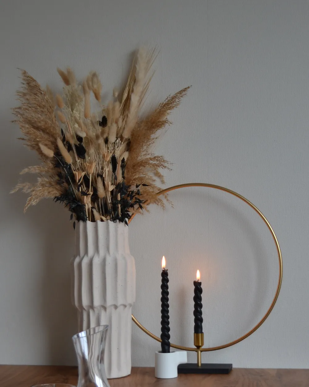 Kerzenständer SERAM 45 cm Metall Gold_882013