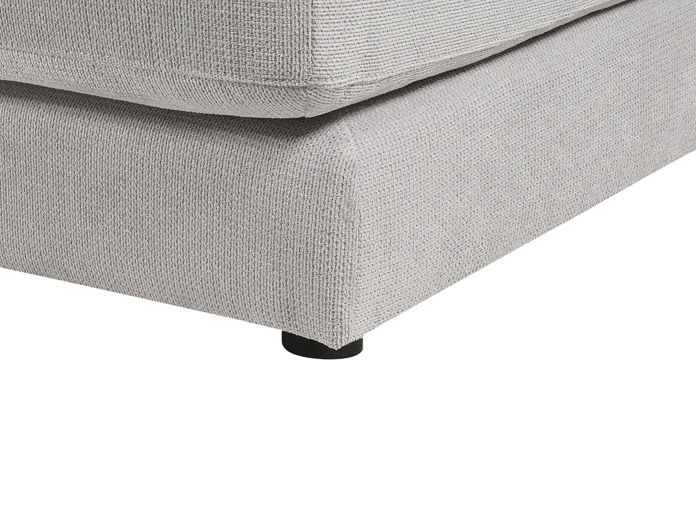Corner Sofa 3 Seater LOFOTEN Fabric Light Grey Right Hand_900453
