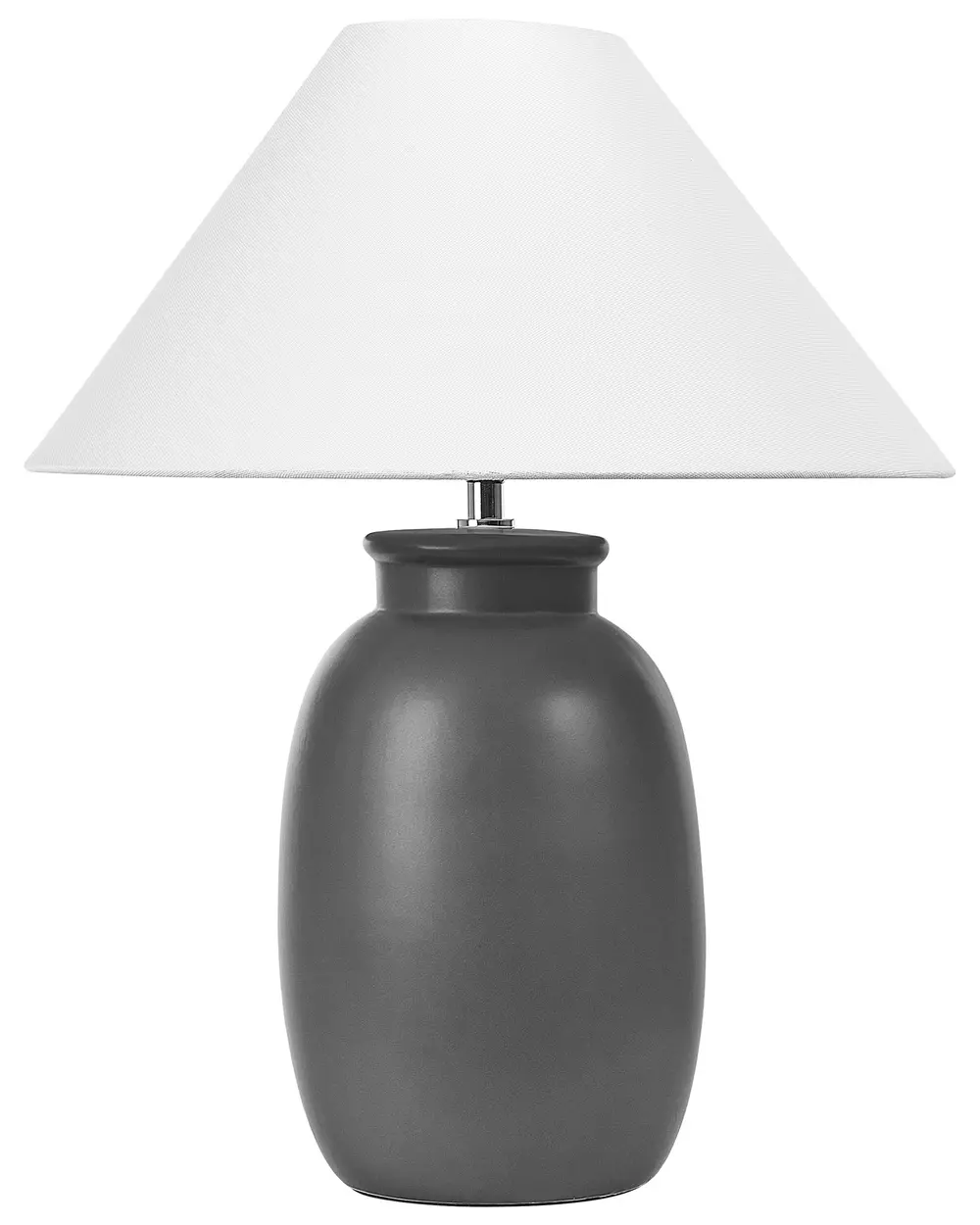 Tischlampe PATILLAS Keramik Schwarz