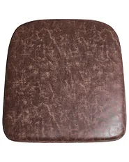 Dining Chair YORKVILLE Faux Leather Dark Brown_1078899