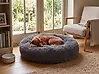 Tierbett KULU Webpelz Dunkelgrau