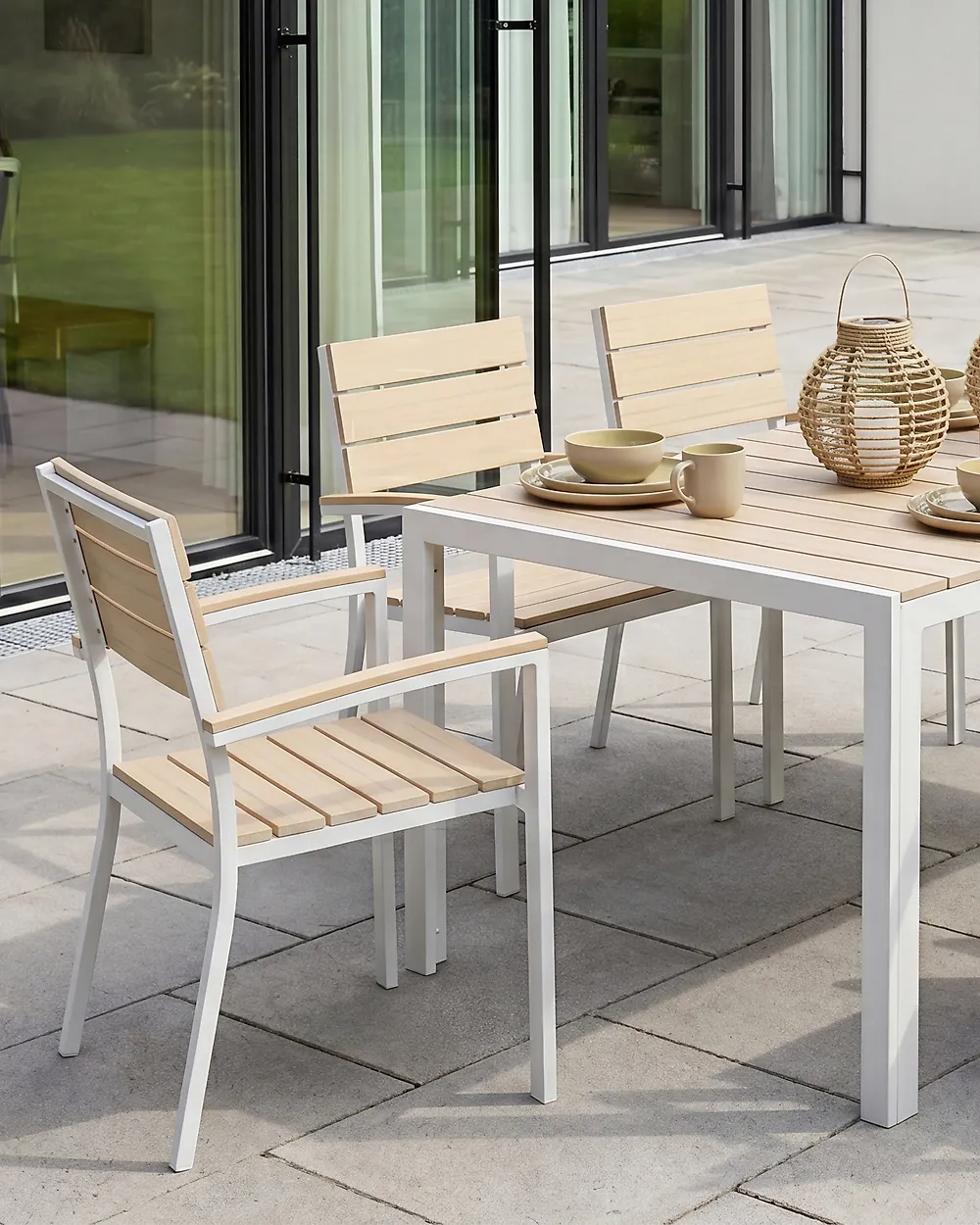 Gartenstuhl 6er Set COMO Beige