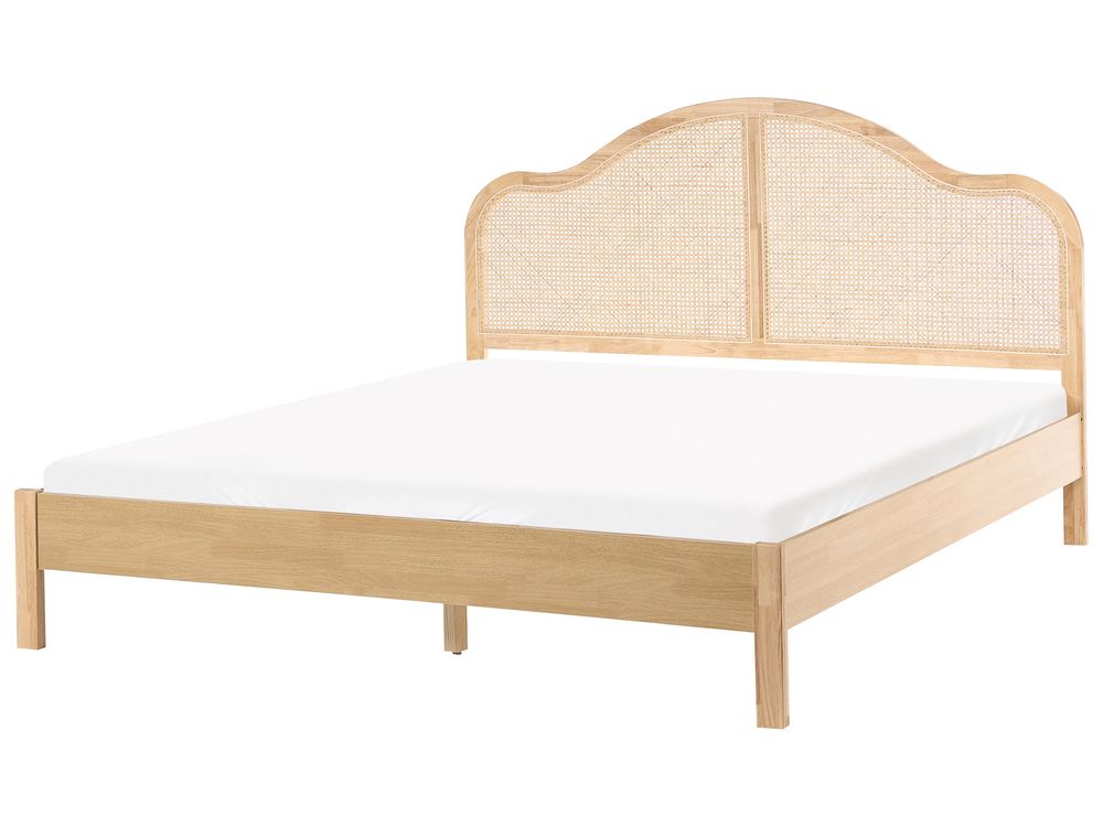Bed HOUNOUX 180 x 200 cm (Super King Size) Light Brown