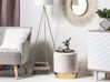 Pouf SOPHIA Samtstoff Rosa
