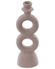 Kerzenständer NAOUSA 23 cm Keramik Beige_846174