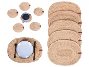 Tischset mit Untersetzern 12-teilig BUSHYLARK Jute Naturfarben_946273
