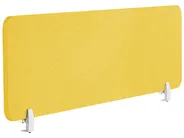 Desk Screen WALLY 160 x 40 cm Yellow_853200
