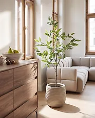 Umetna rastlina EUCALYPTUS TREE 128 cm Zelena_1185262