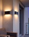 LED Außenwandleuchte 2er Set ARDER Schwarz