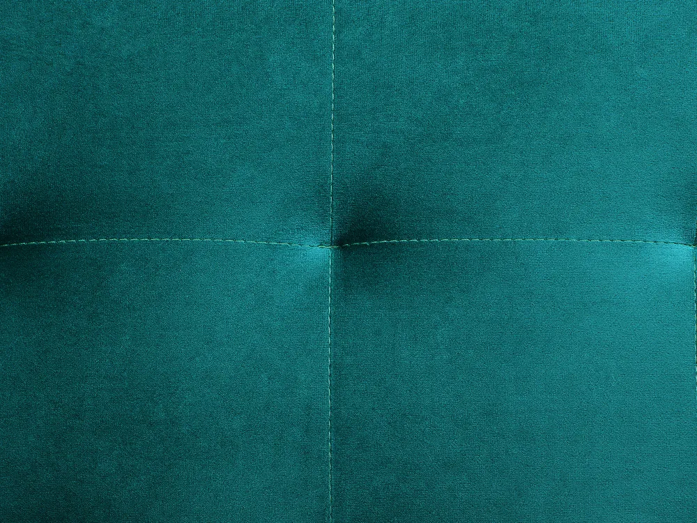 Schlafsofa 3-Sitzer ABERDEEN Samtstoff Blaugrün_738011