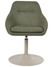 Dining Chair WESTMINSTER Fabric Light Green_1129684