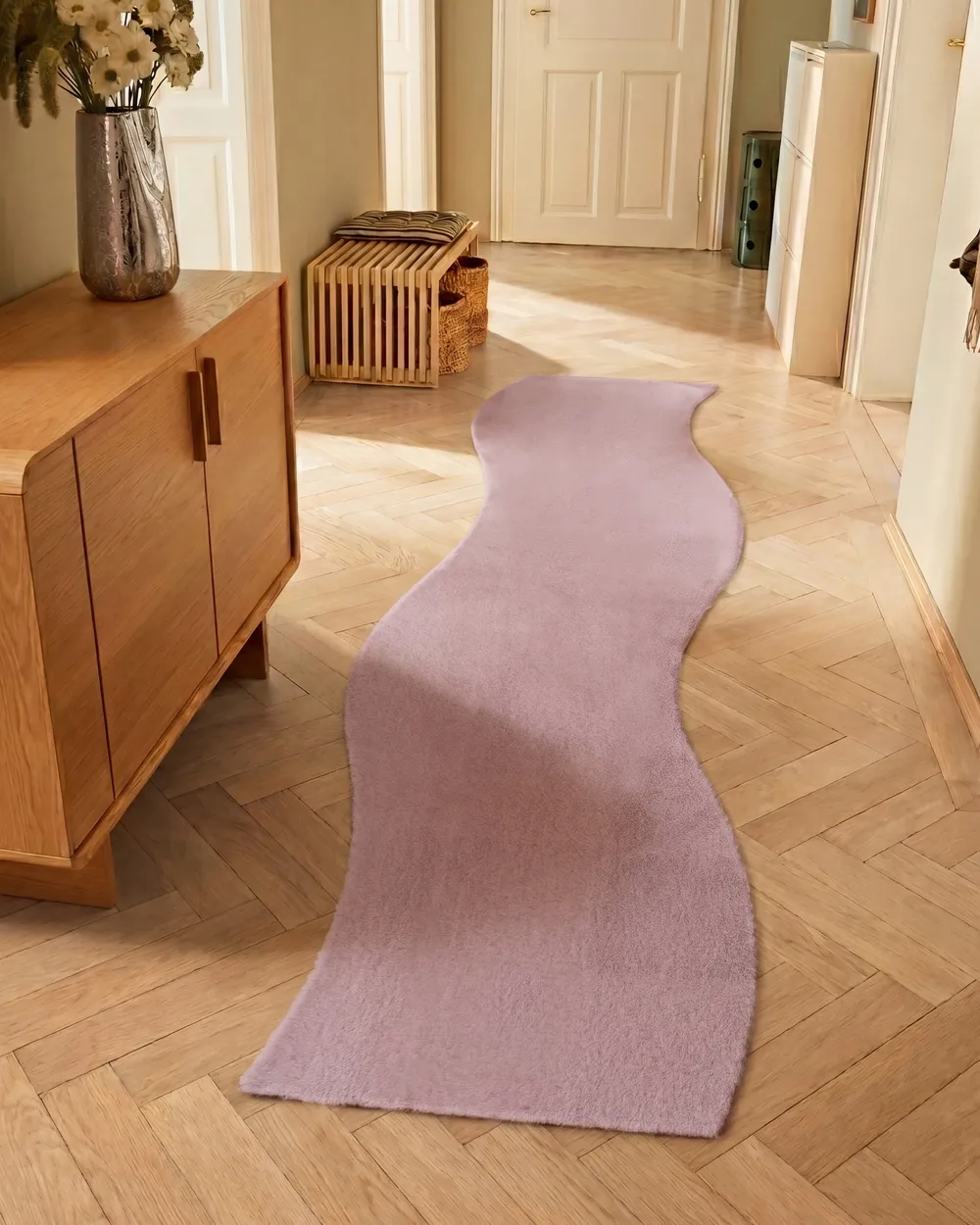 Teppich TANGRA Hellviolett 80 x 300 cm
