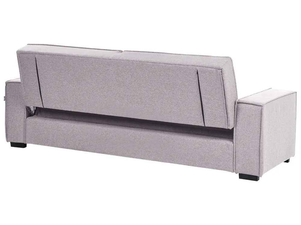 Schlafsofa 3-Sitzer AROLE Stoff Grau_1056637