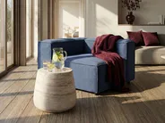 Corner Seat ARDAL Corduroy Dark Blue Right Hand_1048724