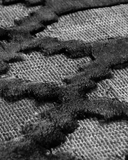 Rug CIZRE Dark Grey 140 x 200 cm Viscose_782624