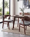 Esszimmerstuhl 2er Set MAROA Holz Hellgrau