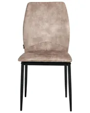 Set of 4 Dining Chairs ROCHEPORT Fabric Taupe_1006044