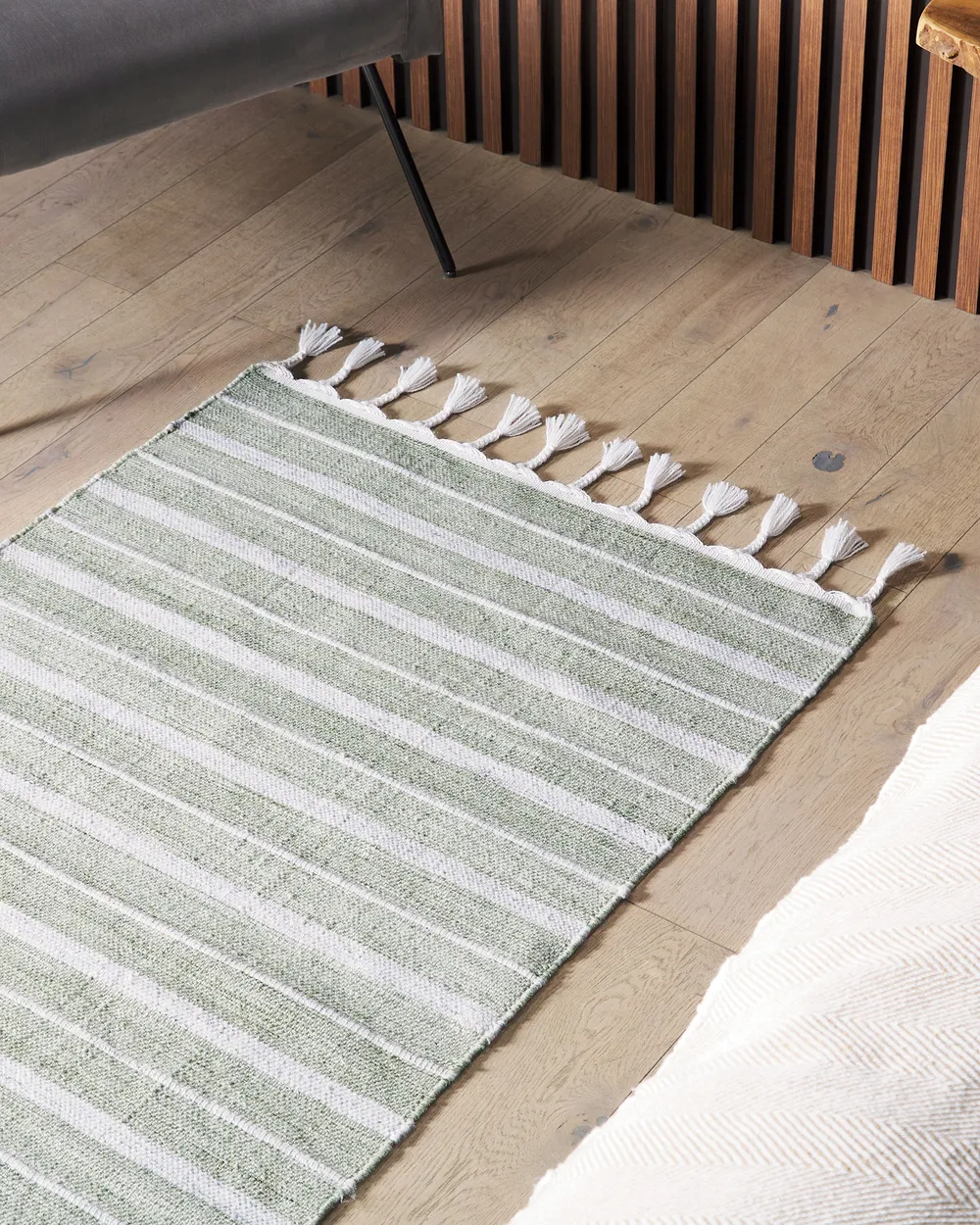 Rug BADEMLI Dark Green 80 x 150 cm