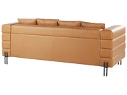 Sofa 3-Sitzer GRANNA Kunstleder Braun_819108
