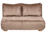 Schlafsofa 2-Sitzer ABISKO Cord Hellbraun_1031102