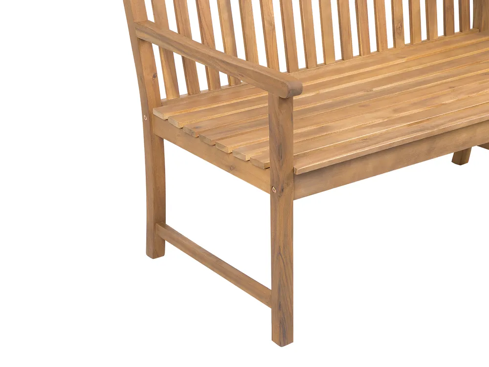 Gartenbank VIVARA 180 cm zertifiziertes Akazienholz Hellbraun_804237