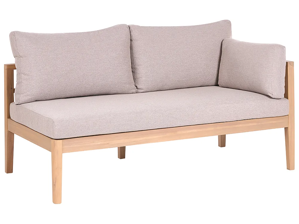 Garden Lounge Set with Table 3 Seater TALLA Acacia Wood Light Brown_1153657