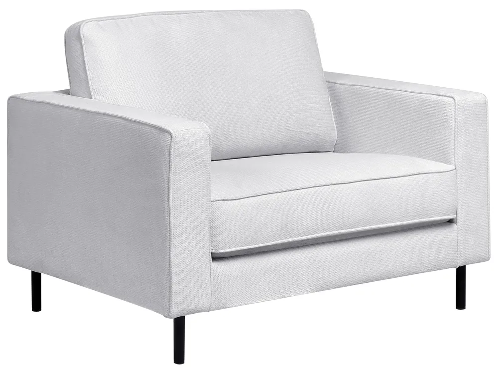 Living Room Set 4 Seater SAVALEN Fabric Light Grey_998174