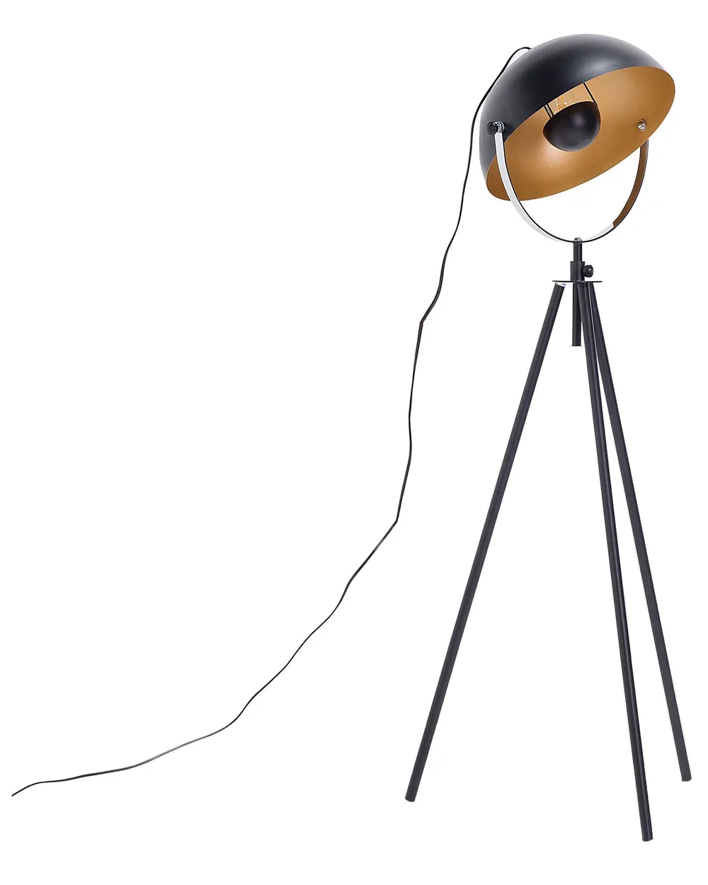Floor Lamp THAMES Metal Black_876874