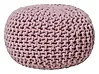 Pouf CONRAD Baumwolle Rosa